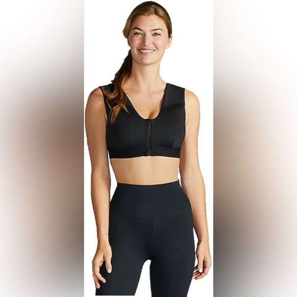 Tommie Copper Other - SOLD! Tommie Copper Shoulder Support Bra with Zipper, Black, M